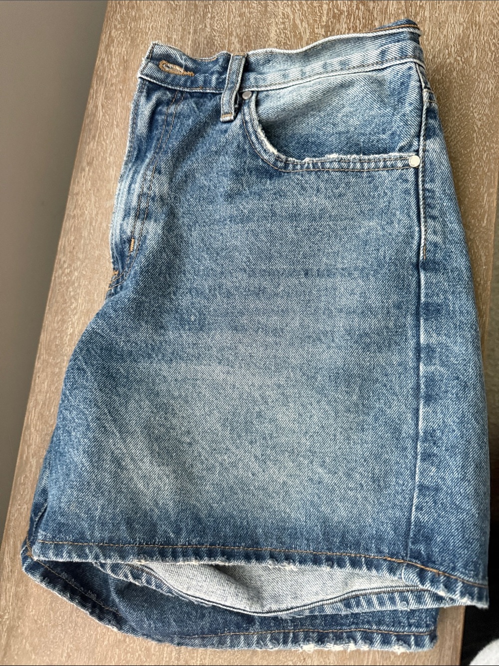 Just Black Light Blue Denim Jean Shorts